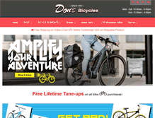 Tablet Screenshot of donsbikeshop.com